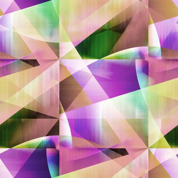 複数の色の抽象的な曲線と幾何学的背景 — ストック写真
