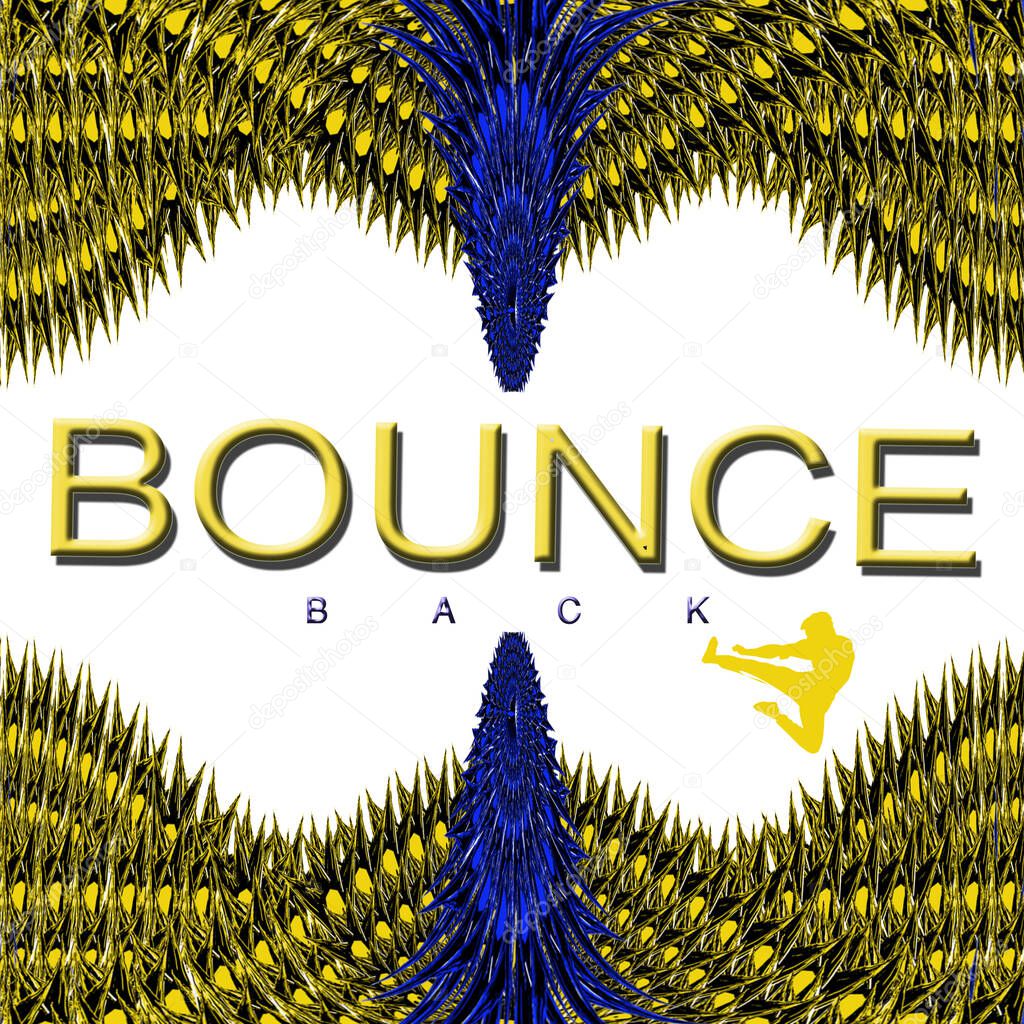 bounce back and barbed background