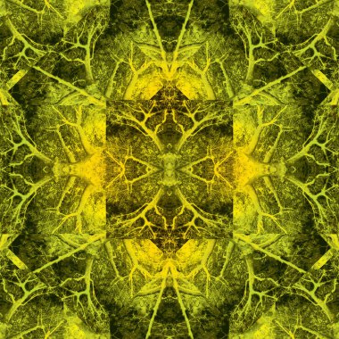 Ağaç dalları soyut, dikişsiz desen biçiminde