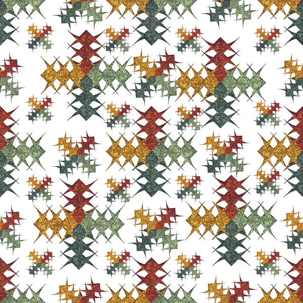 Spiked Seamless Pattern Graphic Artwork — Stock Photo, Image