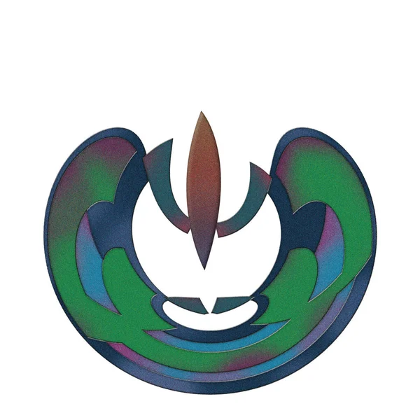 Yanan Lamba Şekilli Logo Tasarımı — Stok fotoğraf