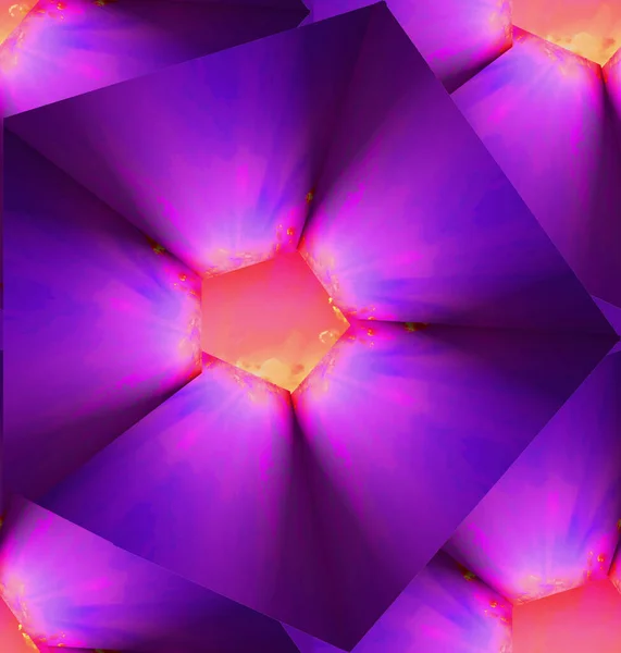 グラデーションの光の花効果シームレスなパターン — ストック写真