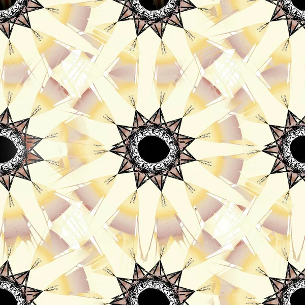Flower Shaped Seamless Pattern Design — Stock Photo, Image