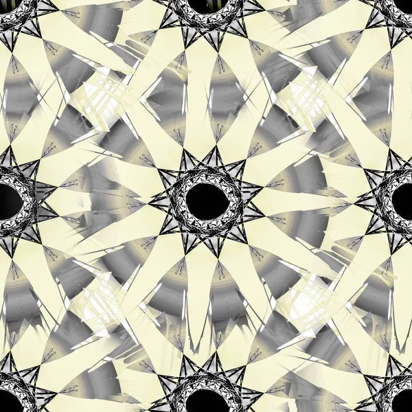Blumenförmiges Nahtloses Muster Design — Stockfoto