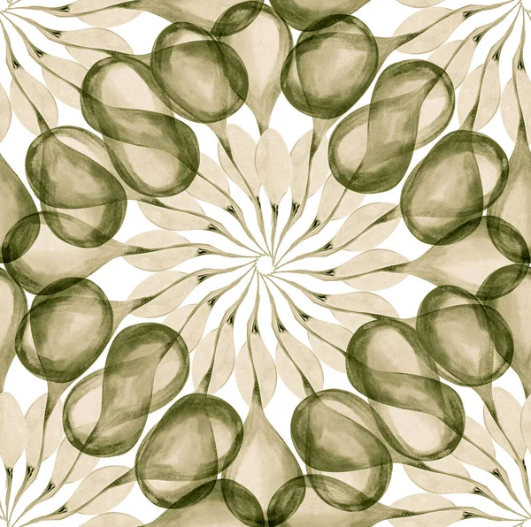 Nahtloses Muster Aus Ballon Und Mandala Blume — Stockfoto