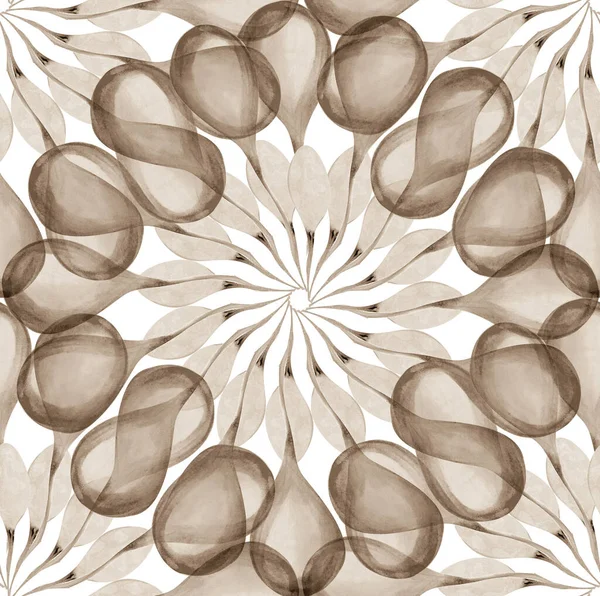 Nahtloses Muster Aus Ballon Und Mandala Blume — Stockfoto