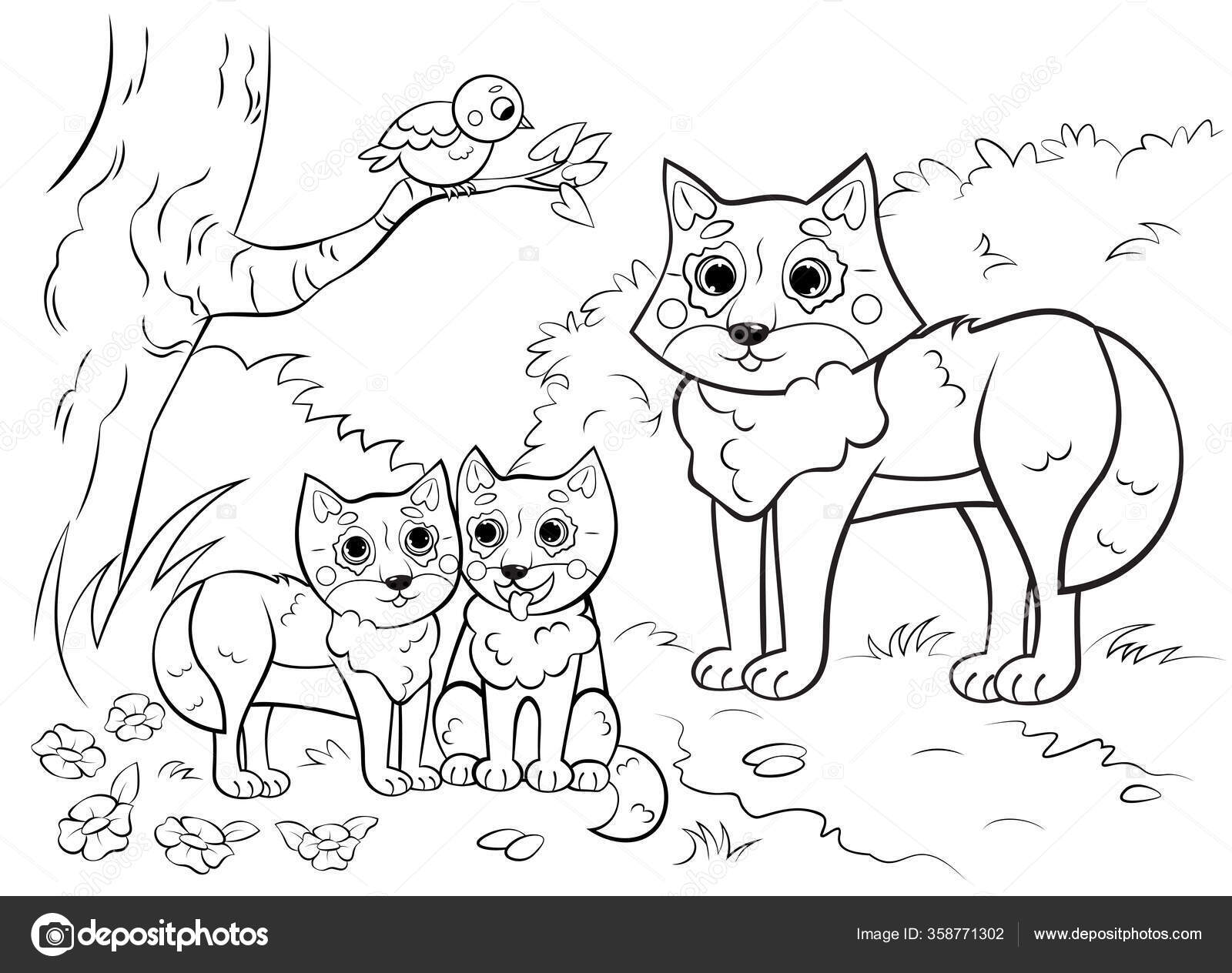 Baixar Vetor De Desenhos De Páginas De Livros Para Colorir De Animais Kawaii