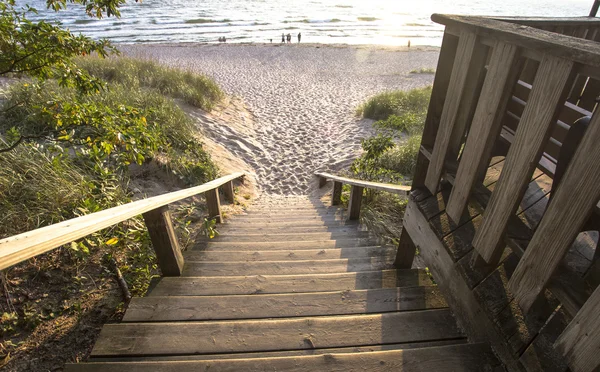 Nyáron strand parti táj — Stock Fotó