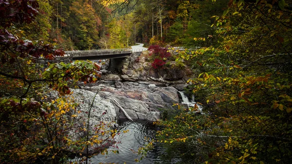 Great Smoky Mountains Autumn Road Trip — Stock Photo, Image