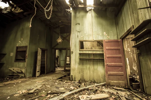 Interior Of Abandoned Home In The Great Smoky Mountains National Park