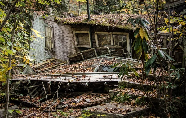 Abandoned Great Smoky Mountain Vacation Home — Stock Photo, Image