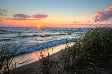 Sakin Sunset Beach arka plan