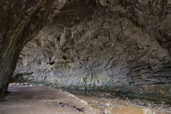 Carter Caves State Park Trilha Caminhada Atravessa Túnel Uma Caverna — Fotografia de Stock