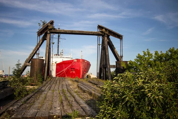 Mackinaw City Michigan Verenigde Staten Juli 2017 Romp Van Gepensioneerde — Stockfoto