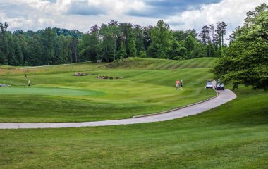 Somerset, Kentucky, Amerika Birleşik Devletleri - 29 Mayıs 2015: Golf Sahası General Burnside State Park, Kentucky'de bir numara golf sahası Kentucky yaşam dergisi okuyucuları tarafından seçildi.