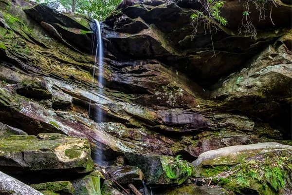 Red River Gorge Waterval Kentucky Langs Weg Waterval Het Recreatiegebied — Stockfoto