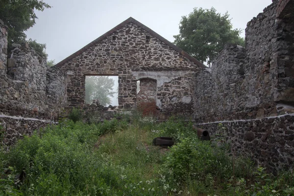 Opuštěná Historická Průmyslová Budova Opuštěná Budova Starém Hornickém Městě Národním — Stock fotografie