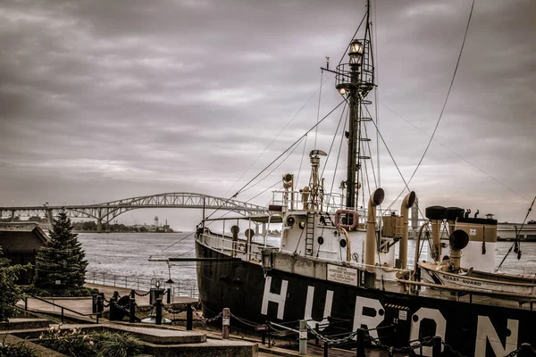 Port Huron Michigan Eua Julho 2018 Histórico Museu Huron Lightship — Fotografia de Stock