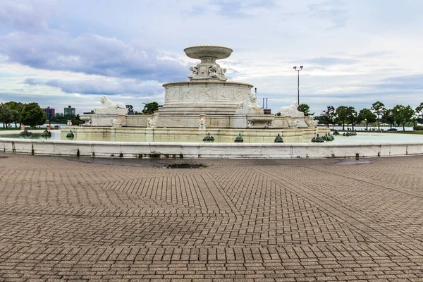 Detroit Michigan Usa Září 2018 Památník Jamese Scotta Belle Isle — Stock fotografie