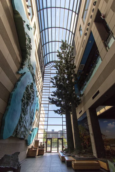 Lansing Michigan Usa September 2018 Glazen Atrium Interieur Het Michigan — Stockfoto