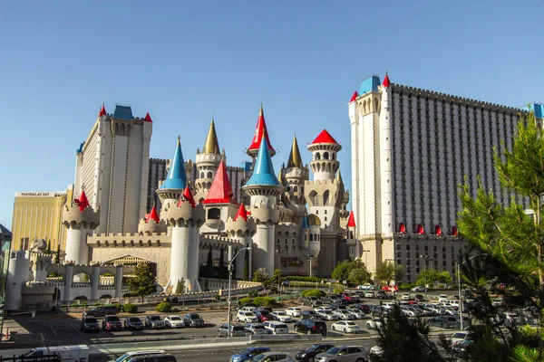 Las Vegas Nevada Usa Mai 2019 Außenansicht Des Excalibur Hotels — Stockfoto