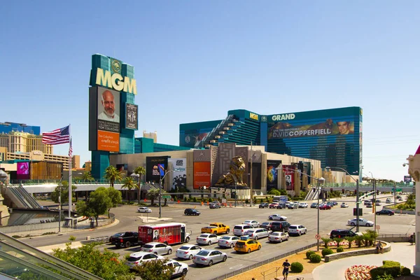 Las Vegas Nevada Estados Unidos Mayo 2019 Tráfico Franja Las — Foto de Stock