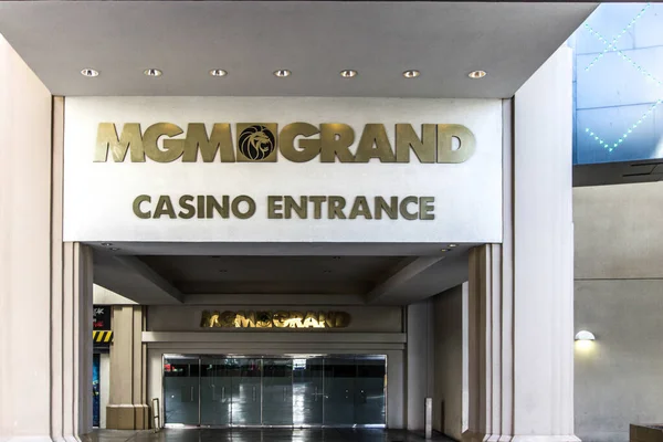 Las Vegas Nevada Usa Mai 2019 Eingang Zum Mgm Grand — Stockfoto