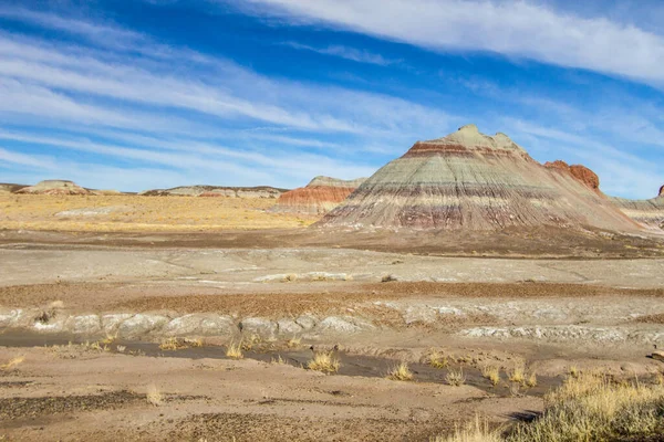 Montagne Del Parco Nazionale Del Deserto Verniciato Orientamento Orizzontale Con — Foto Stock