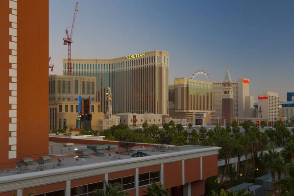 Las Vegas Nevada Febrero 2020 Exterior Los Casinos Resorts Una — Foto de Stock