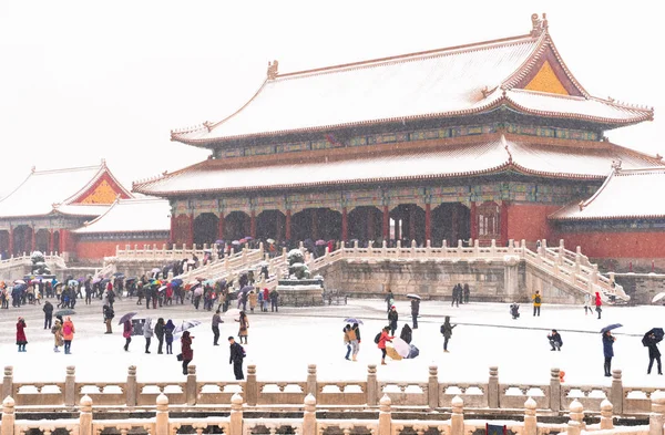 Snow of the Forbidden City — Stock Photo, Image