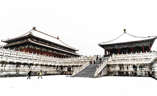 Snow of the Forbidden City — Stock Photo, Image