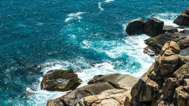 Hainan Wuzhizhou Adası Waterscape sahne