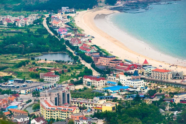 Laoshan з видом на пейзажі Qingdao — стокове фото