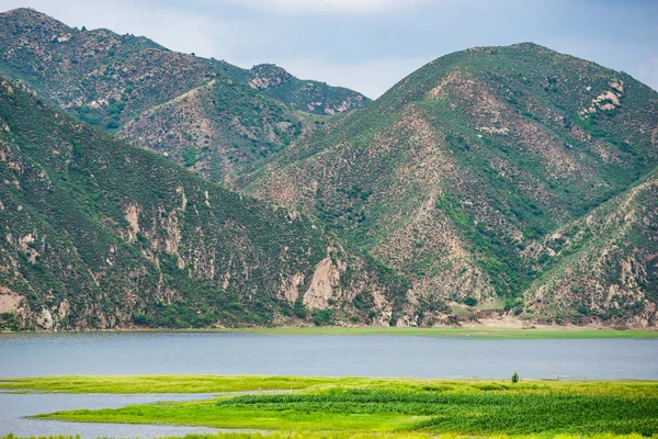 Hebei Akagawa Yunzhou Reservoir Landscape — Stock Photo, Image