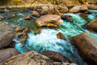 Ulusal Geopark Sincan kakao Deniz Manzaralı yerde peyzaj