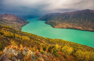 Sincan Kanas görünüm sahne bakan balık