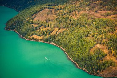 Sincan Kanas görünüm sahne bakan balık