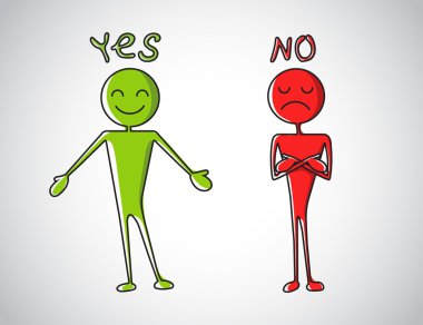 Erkekler Evet ve Hayır