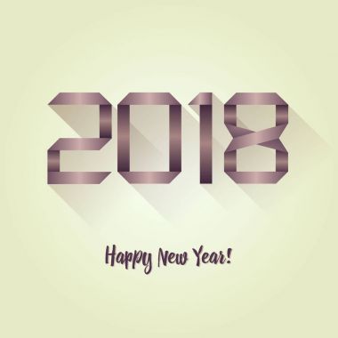 2018 mutlu yeni yıl arka plan mevsimlik el ilanları ve tebrik kartı veya Noel temalı davetler için