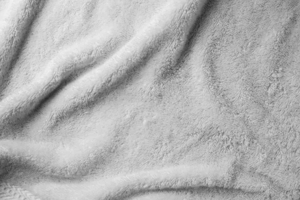 Textura Toalha Tecido Branco — Fotografia de Stock