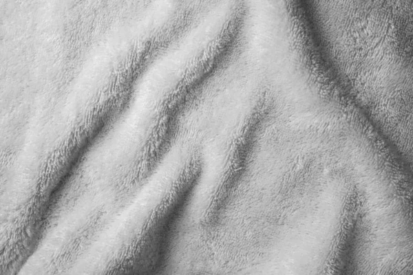 White Fabric Towel Texture — Stock Photo, Image