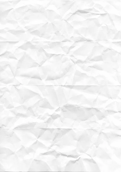 White Crumpled Paper Textures Background — Stock Photo, Image