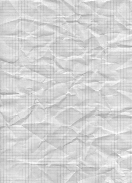 白色皱折纸制背景 — 图库照片