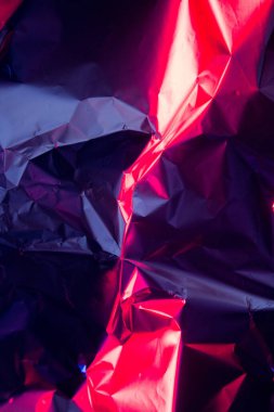 Soyut Renkli Folyo Kağıt Dokusu