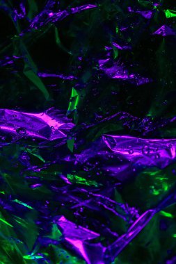 Soyut Renkli Folyo Kağıt Dokusu