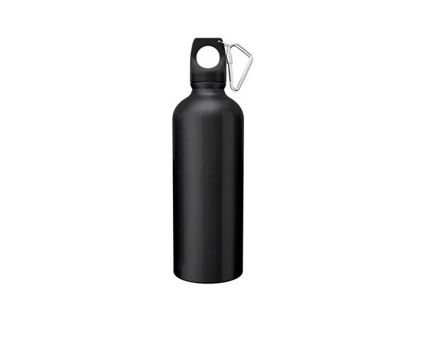 Schwarze Sportflasche Mit Hoher Auflösung — Stockfoto