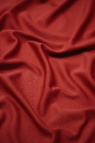 Red Silk Fabric High Resolution — Stock Photo, Image