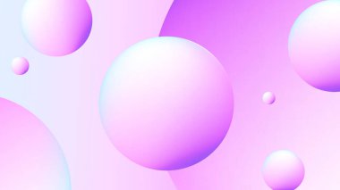 Soyut Renkli Kabarcıklar HD Arkaplan