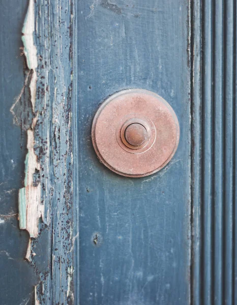 Campanello porta vecchia casa — Foto Stock