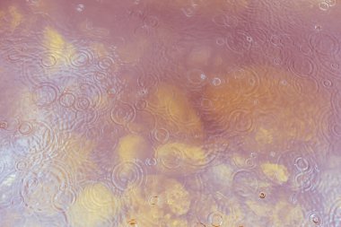 Su ripples ve damla için arka plan bulanık